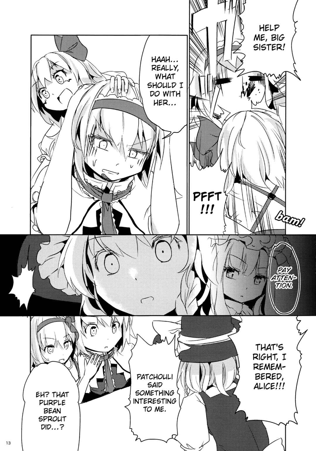 Page 14 Chapter Unknown_25d8 Touhou - Imouto ga Watashi de Komaru. (Doujinshi)