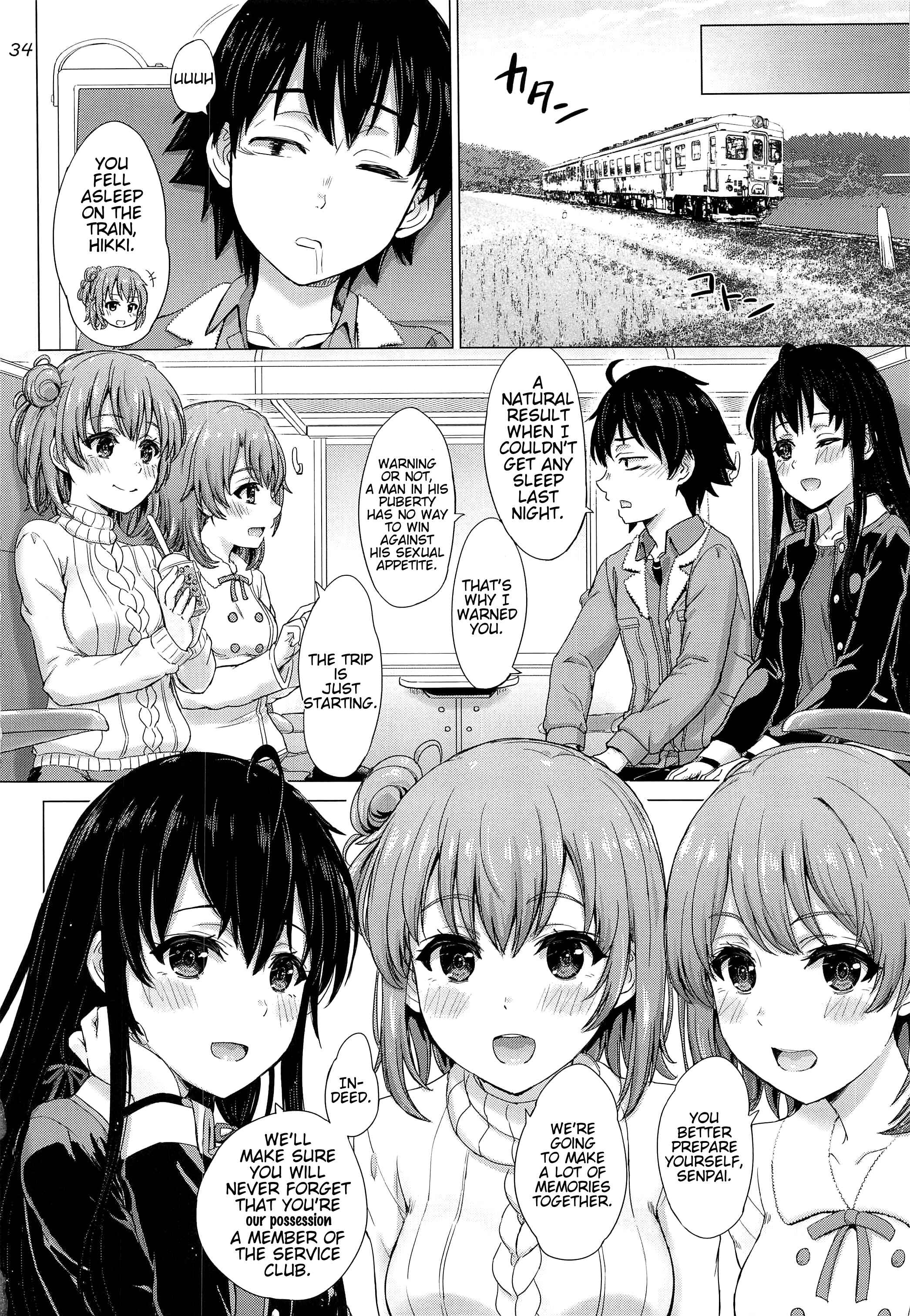 Page 33 Chapter 3 Yahari Ore no Seishun Love Come wa Machigatteiru - Iyarashiku Midaresaku Houshi-bu. (Doujinshi)