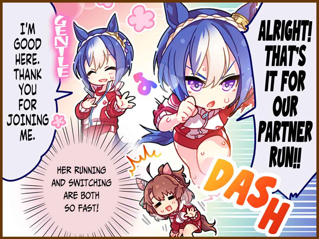 Page 1 Chapter 110.1 Uma Musume Pretty Derby 1-panel Comic Strip
