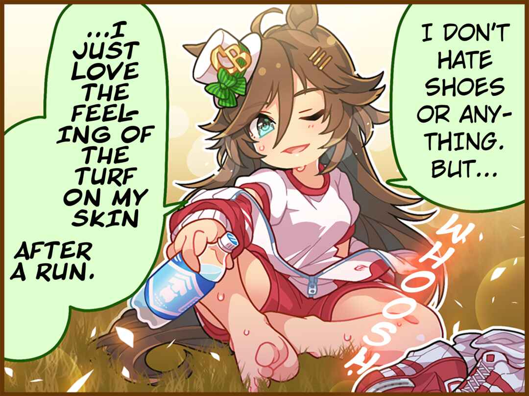 Page 1 Chapter 57.2 Uma Musume Pretty Derby 1-panel Comic Strip