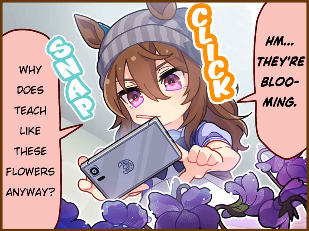 Page 1 Chapter 49.2 Uma Musume Pretty Derby 1-panel Comic Strip