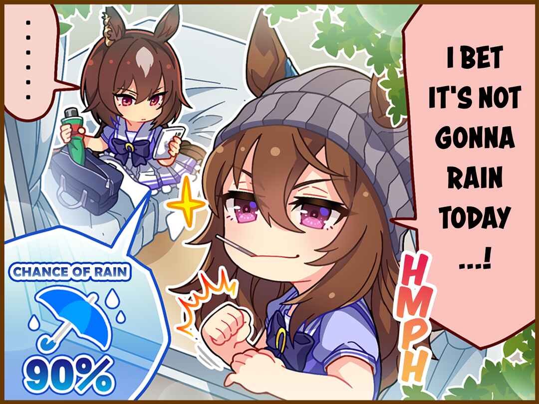 Page 1 Chapter 49.1 Uma Musume Pretty Derby 1-panel Comic Strip