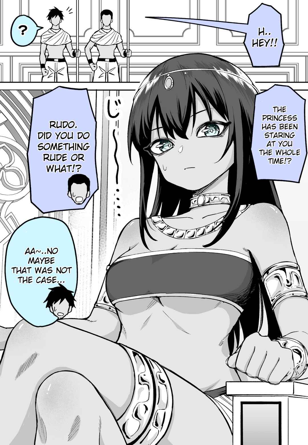Page 1 Chapter Unknown_01a6 When I Thought the Princess Was Staring at Me, She Was Actually…