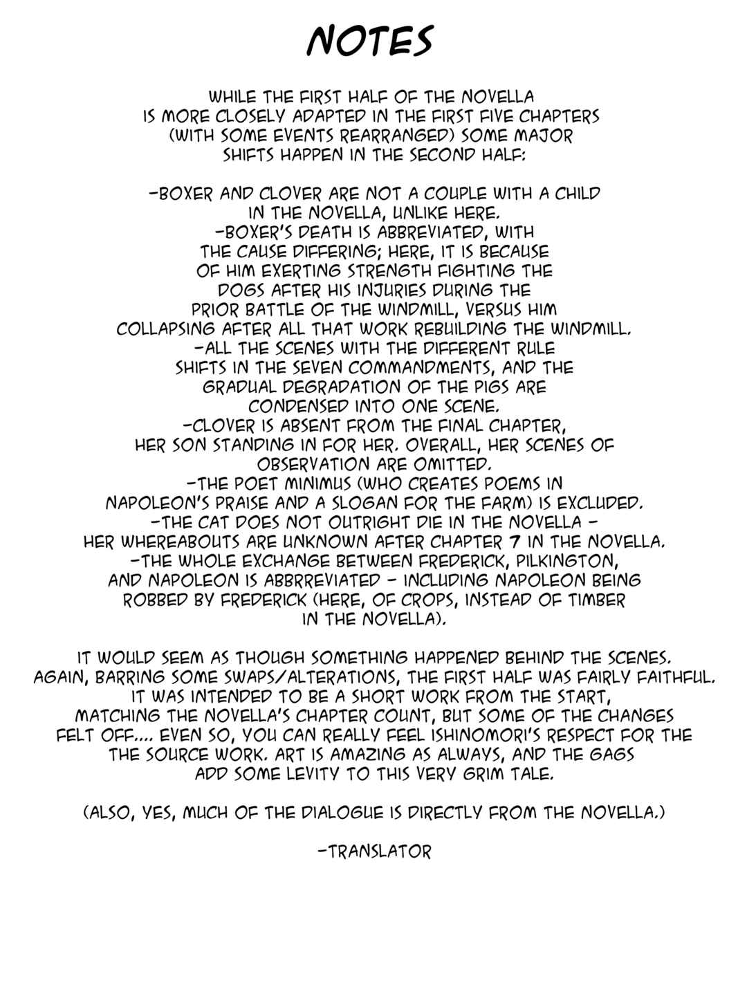 Page 5 Chapter 10.1 Shotaro Ishinomoris Animal Farm