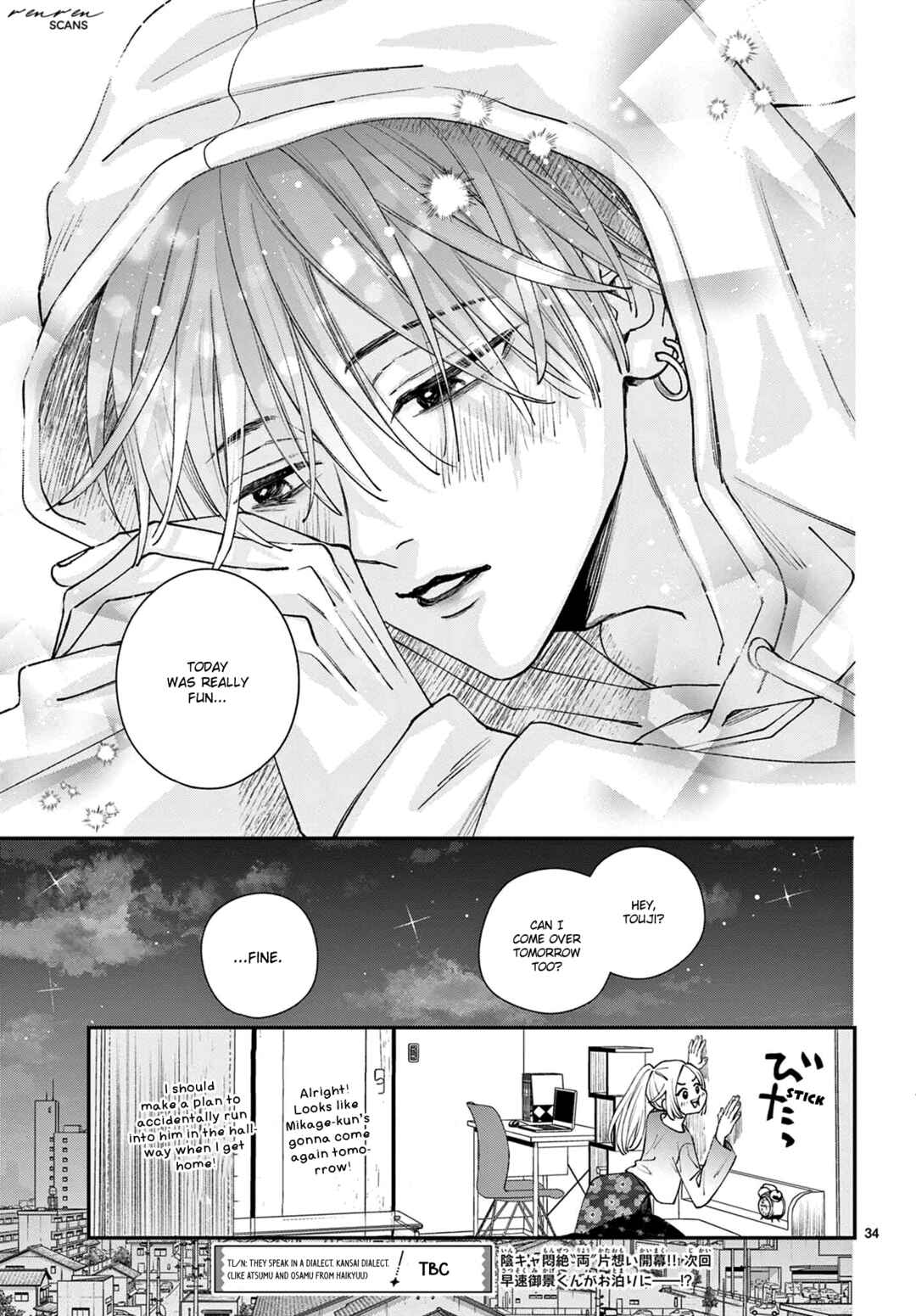 Page 34 Chapter 1 Suki tte ienakute shinu!