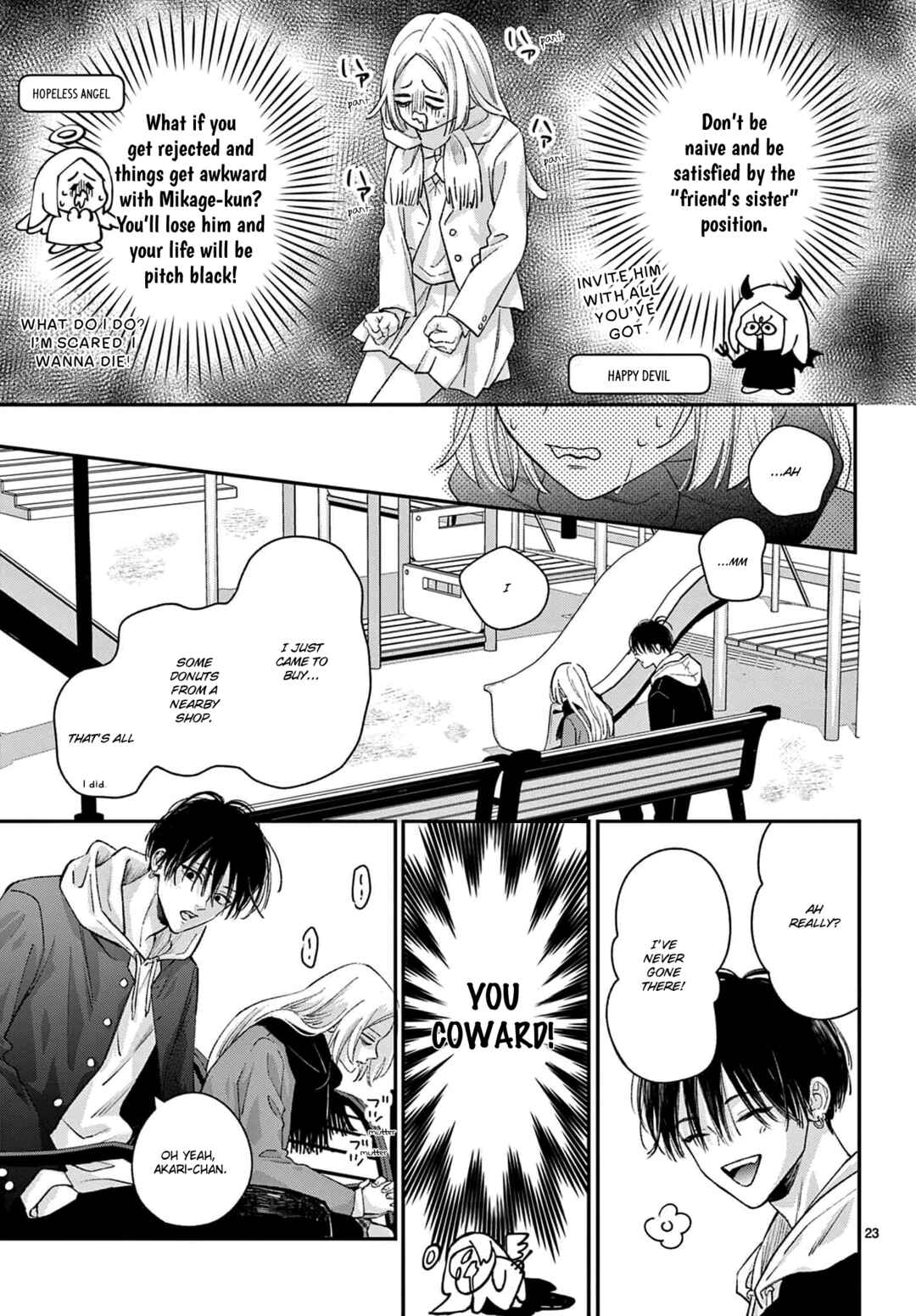 Page 23 Chapter 3 Suki tte ienakute shinu!