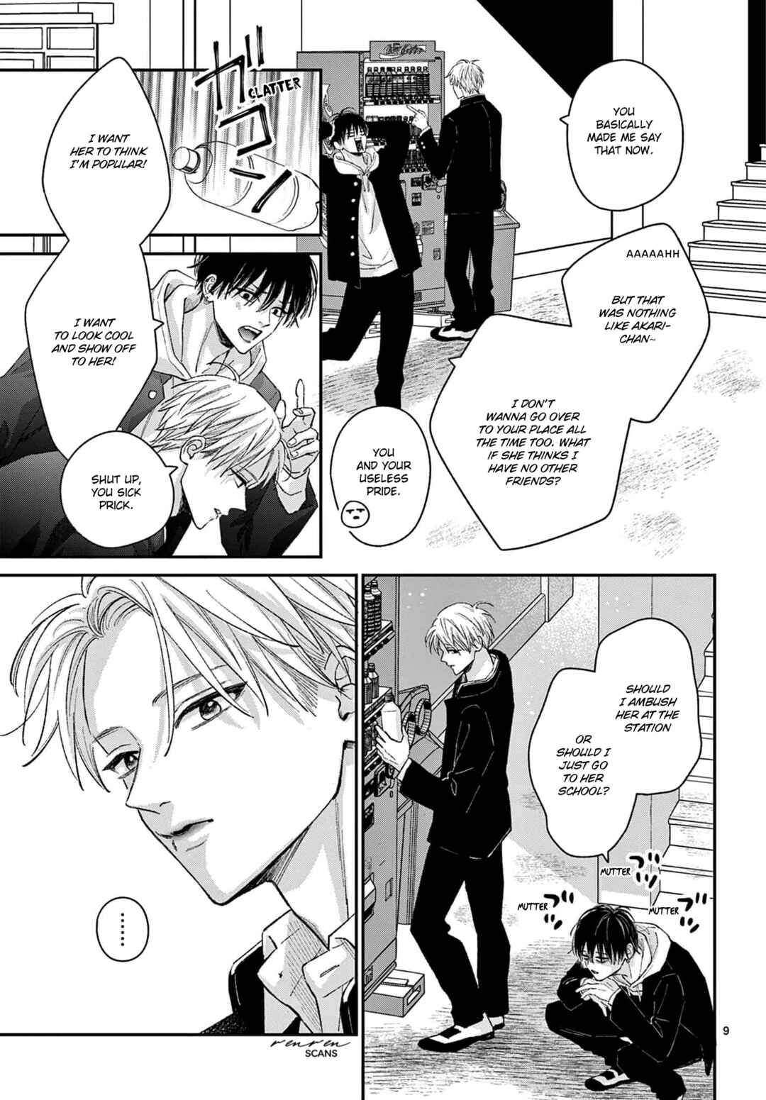 Page 9 Chapter 3 Suki tte ienakute shinu!