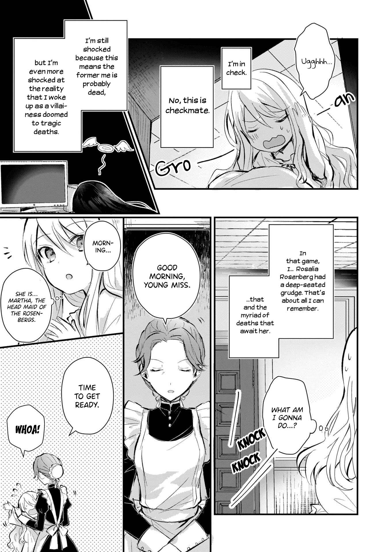 Page 4 Chapter 1.1 Akuyaku Reijou ni Nanka Narimasen. Watashi wa Futsu no Koushaku Reijou desu!