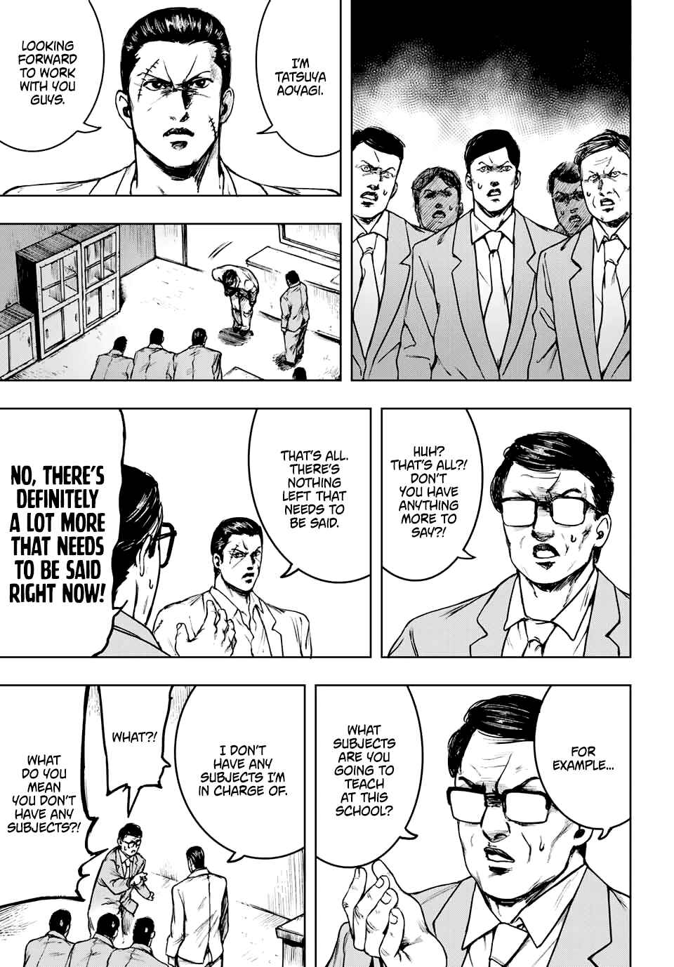 Page 9 Chapter 1 Cromartie High School: Staff Room