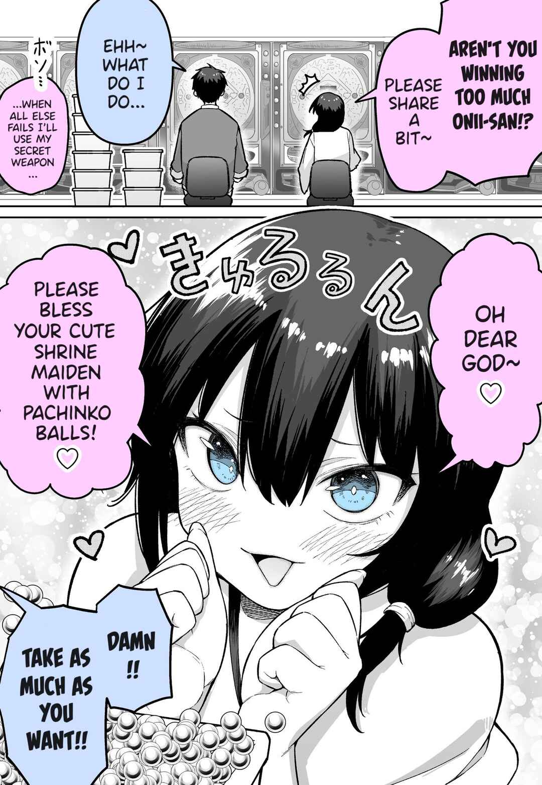 Page 2 Chapter Unknown_2b0d There’s a Shrine Maiden at the Pachinko Parlor...