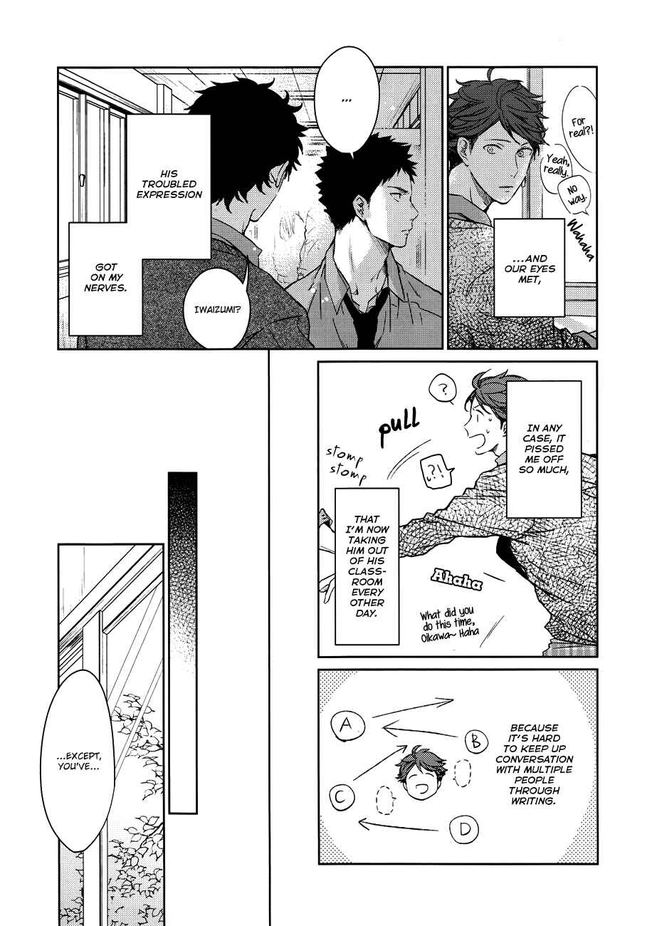 Page 11 Chapter Unknown_2482 Haikyu!! - Shisseishou Oikawa Tooru no Hanashi (Doujinshi)