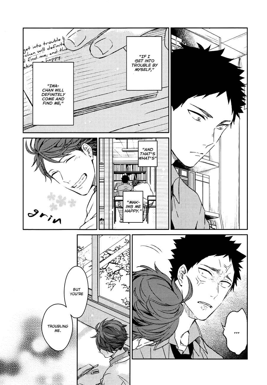 Page 13 Chapter Unknown_2482 Haikyu!! - Shisseishou Oikawa Tooru no Hanashi (Doujinshi)