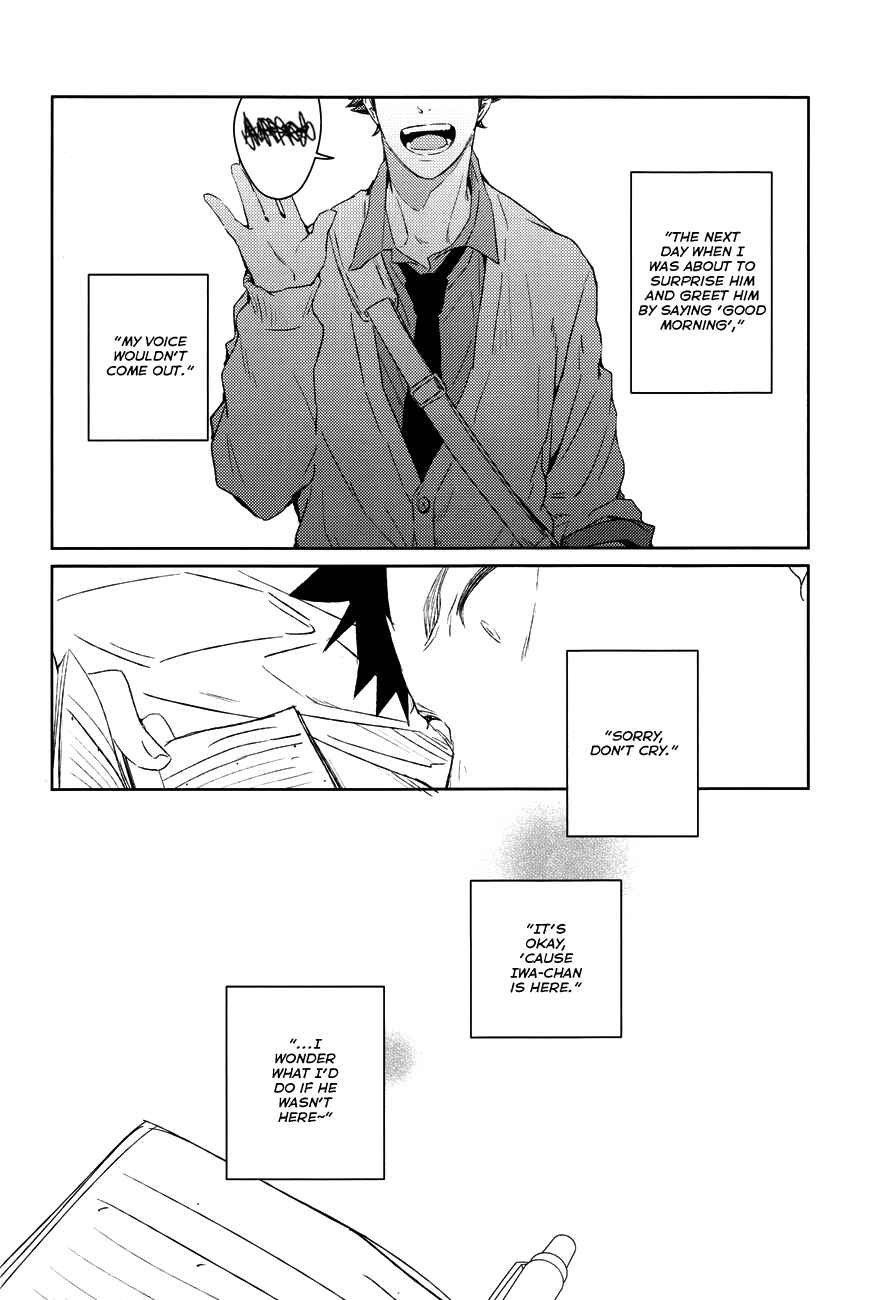 Page 24 Chapter Unknown_2482 Haikyu!! - Shisseishou Oikawa Tooru no Hanashi (Doujinshi)