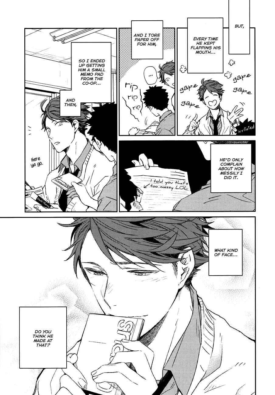 Page 9 Chapter Unknown_2482 Haikyu!! - Shisseishou Oikawa Tooru no Hanashi (Doujinshi)