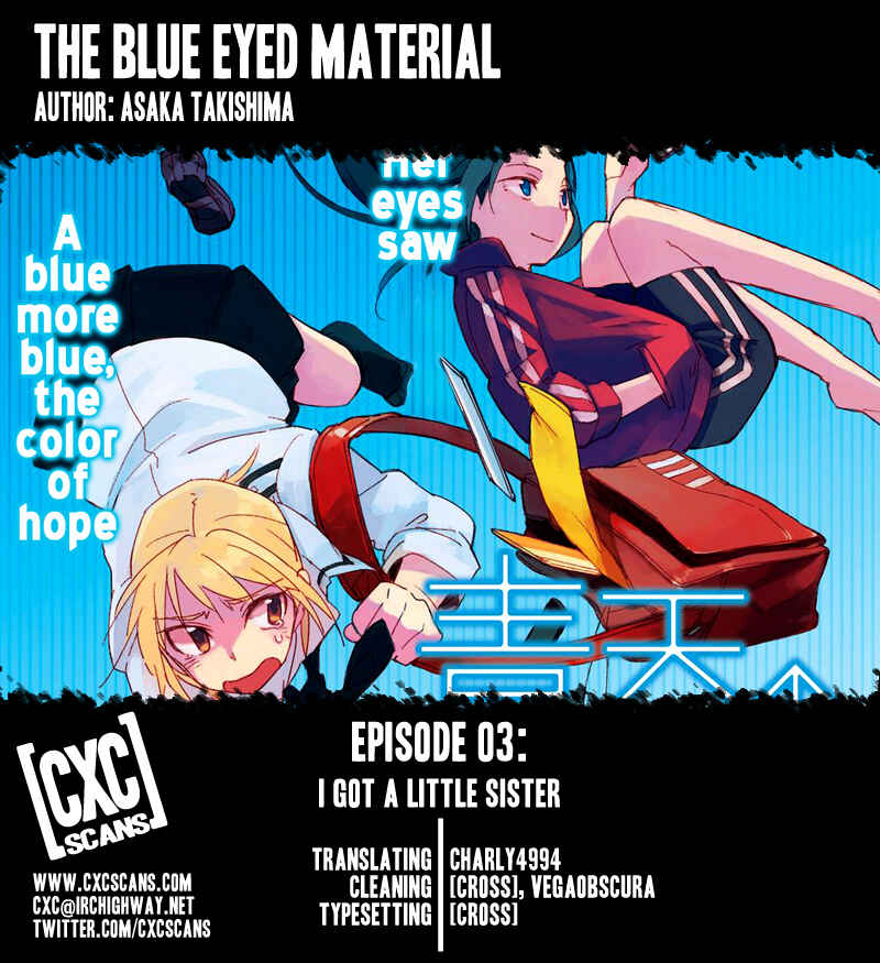 Page 1 Chapter 3 The Blue Eyed Material