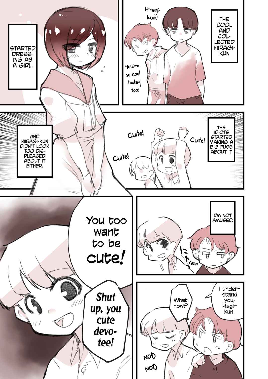 Page 1 Chapter 3 Hiiragi-kun wa Kyou mo Kawaii