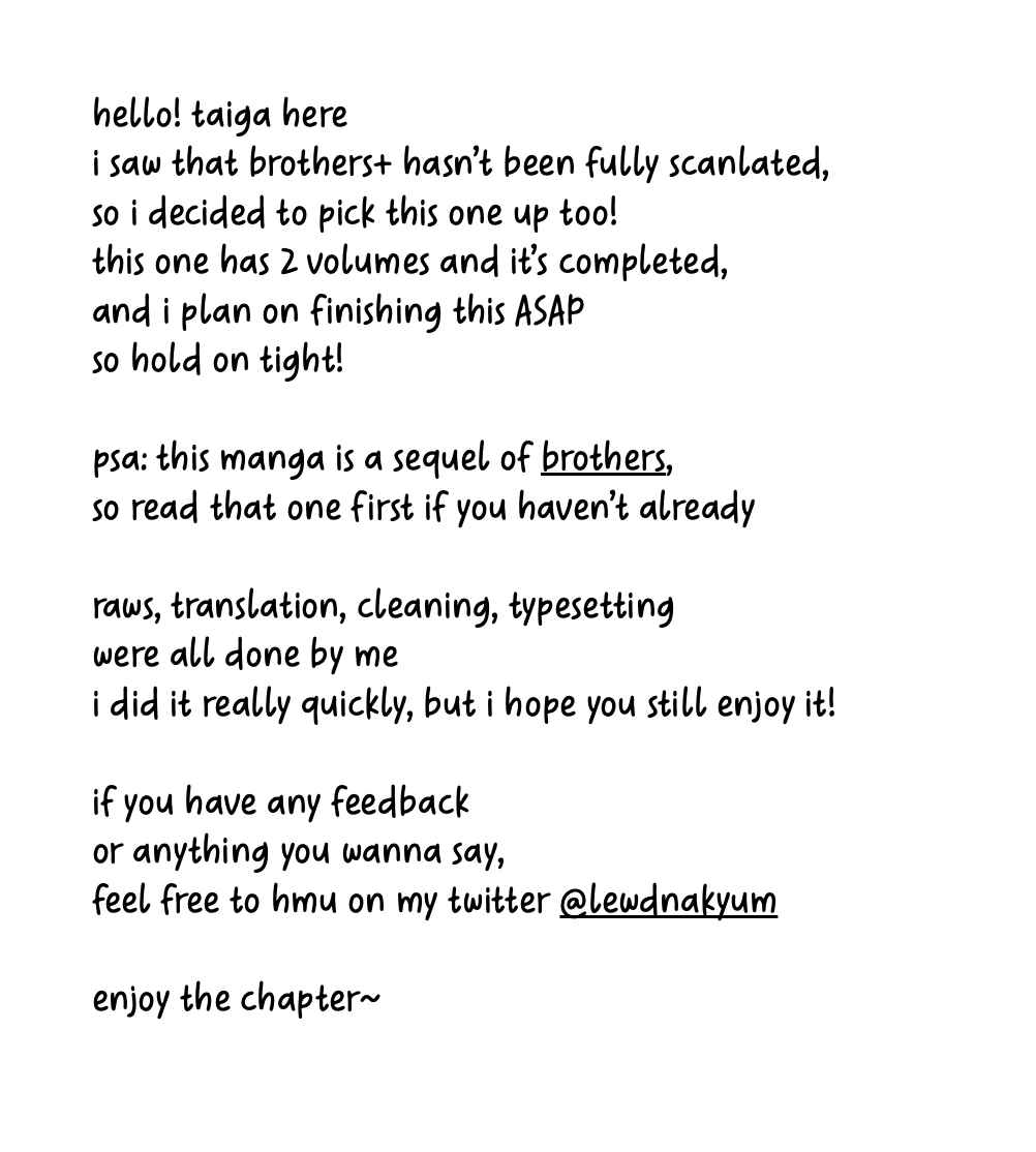 Page 1 Chapter 12 Brothers +
