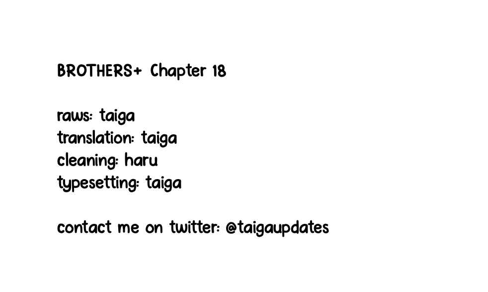Page 1 Chapter 18 Brothers +