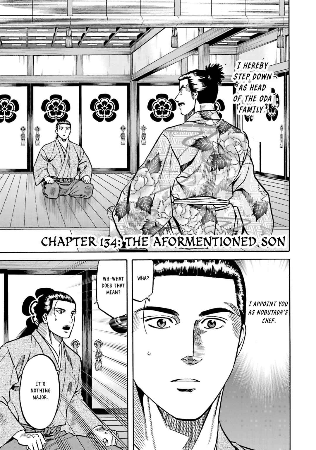 Page 1 Chapter 134 Nobunaga no Chef