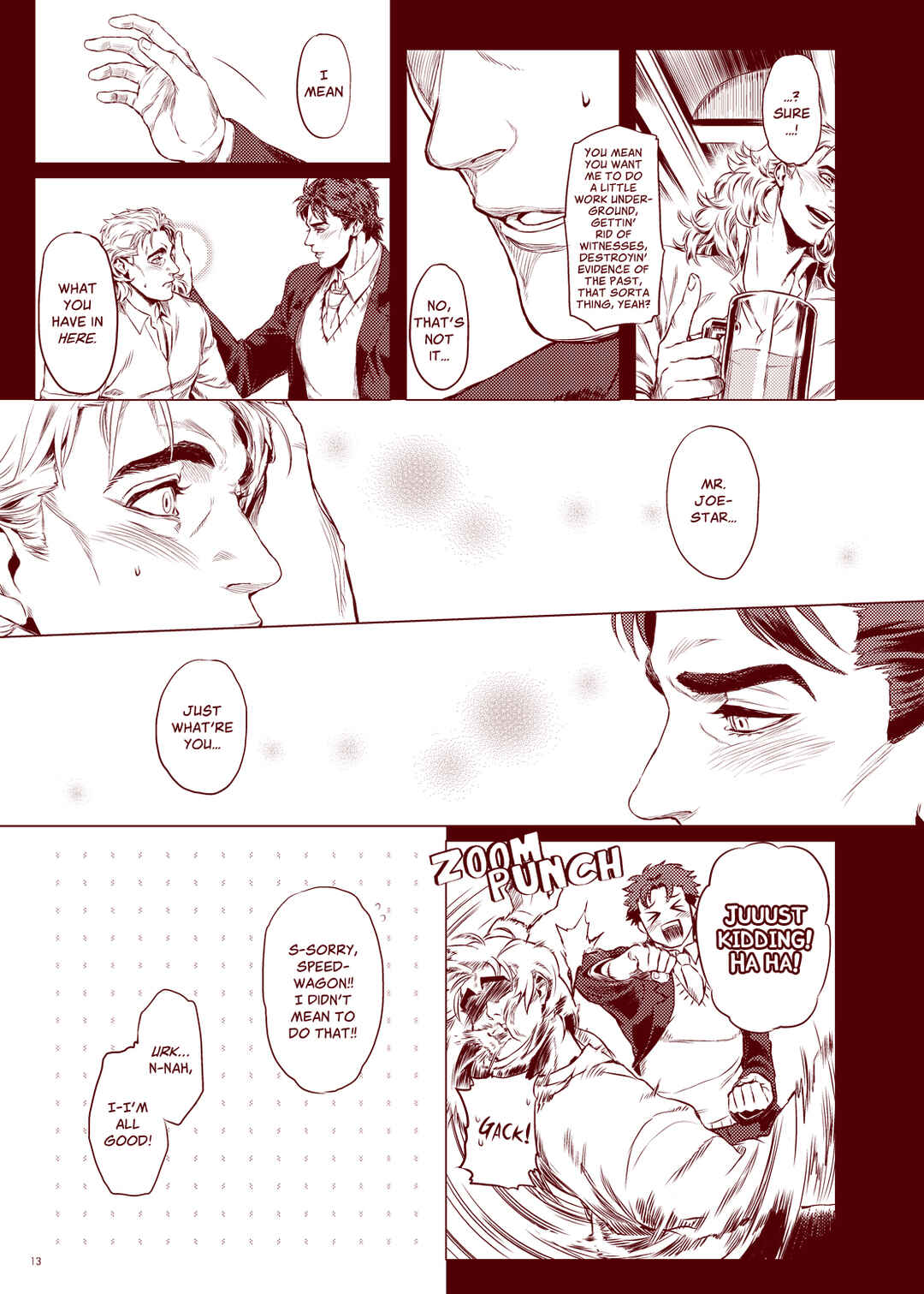 Page 11 Chapter Unknown_35e9 Jojos Bizarre Adventure - Beginning 1 (Doujinshi)
