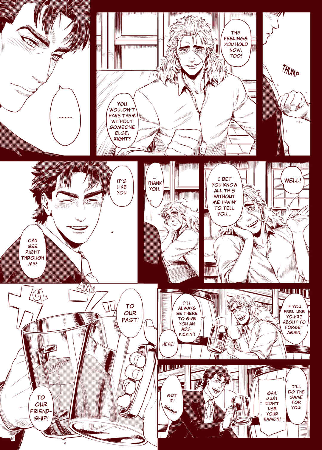 Page 14 Chapter Unknown_35e9 Jojos Bizarre Adventure - Beginning 1 (Doujinshi)