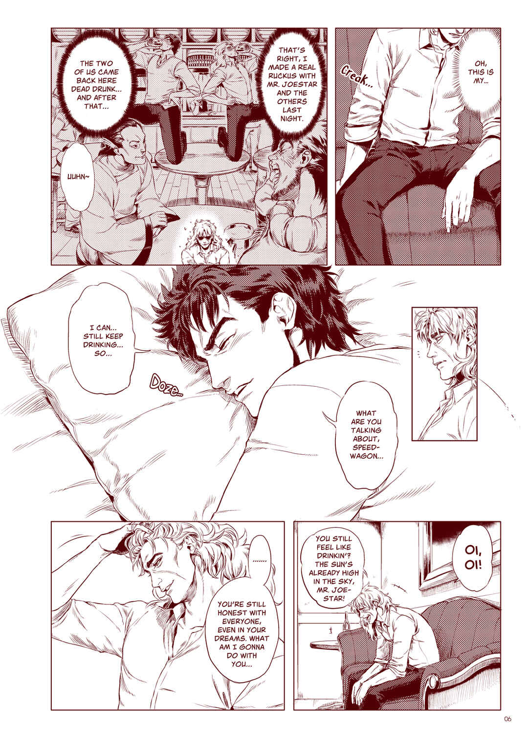Page 4 Chapter Unknown_35e9 Jojos Bizarre Adventure - Beginning 1 (Doujinshi)