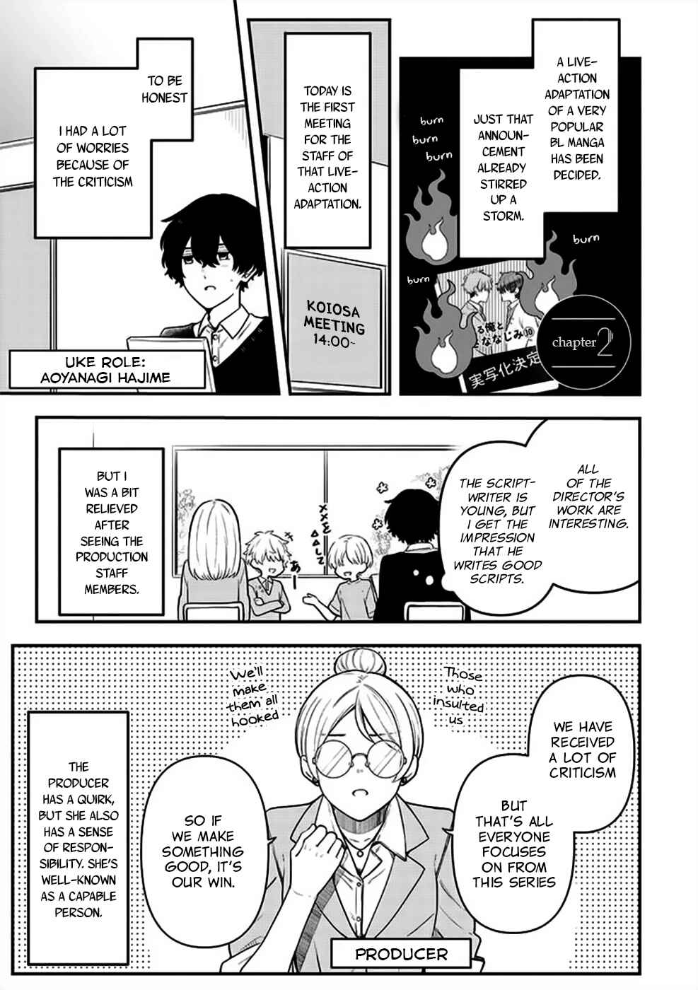 Page 1 Chapter 2 BL Drama no Shuen ni Narimashita