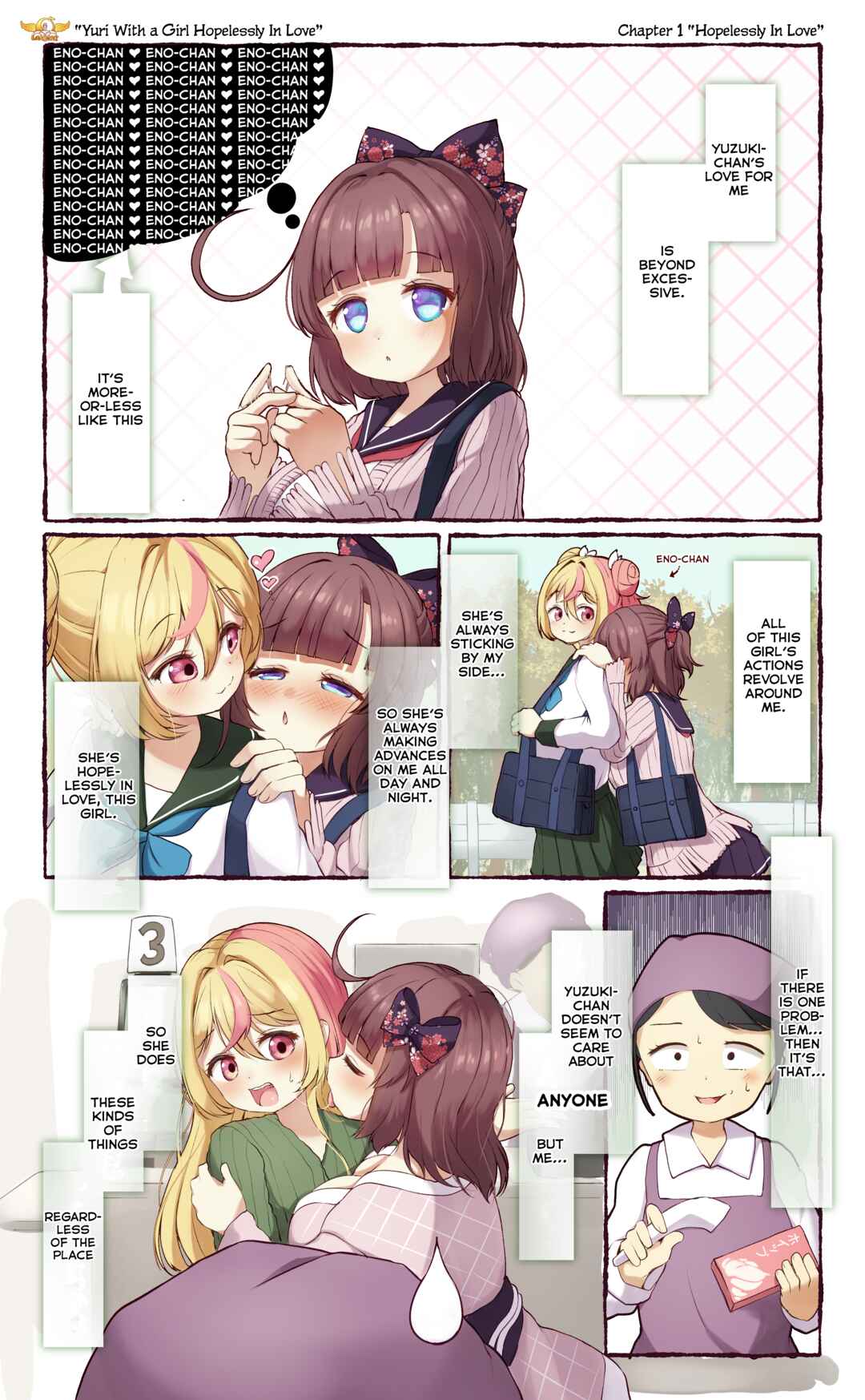Page 1 Chapter 1 Zutto Ai ni Muchuu na Ko to no Yuri