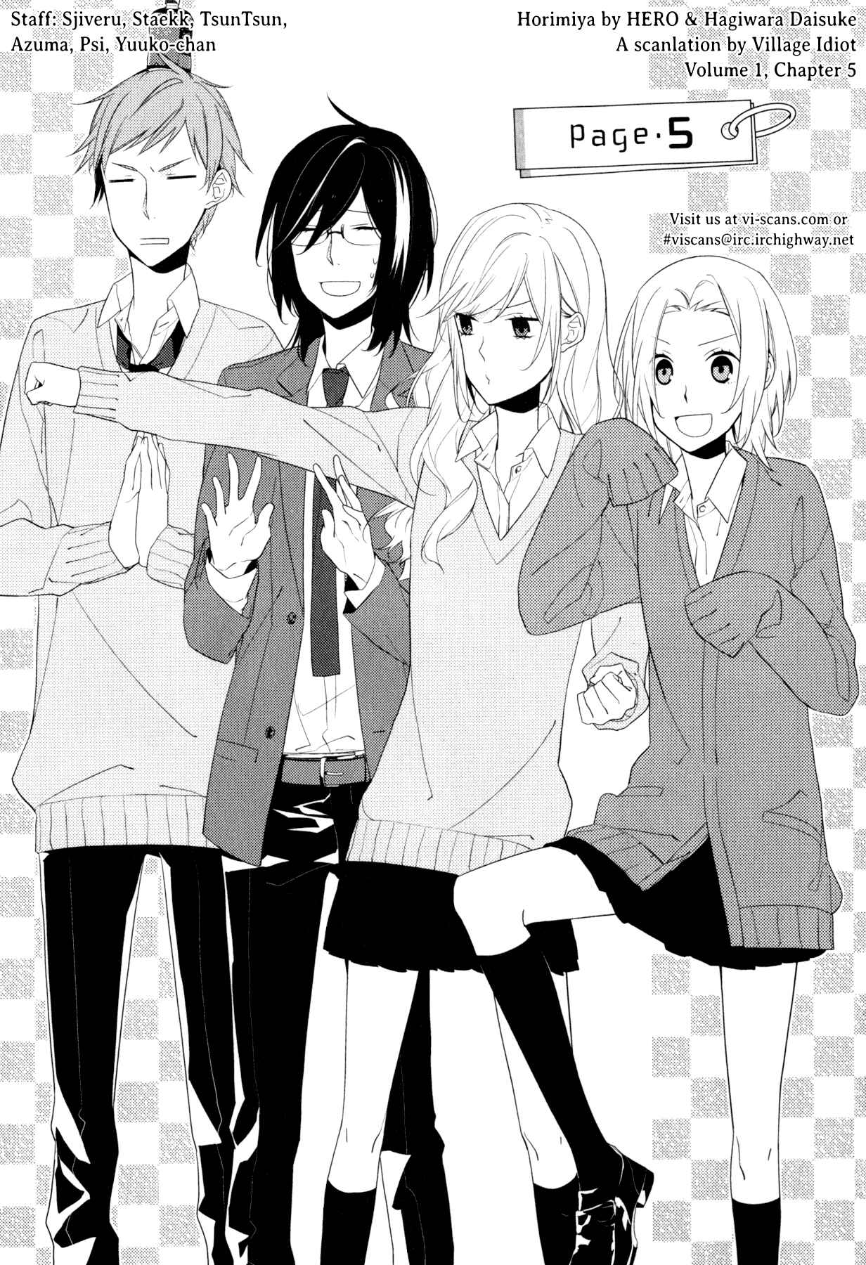 Page 1 Chapter 5 Horimiya