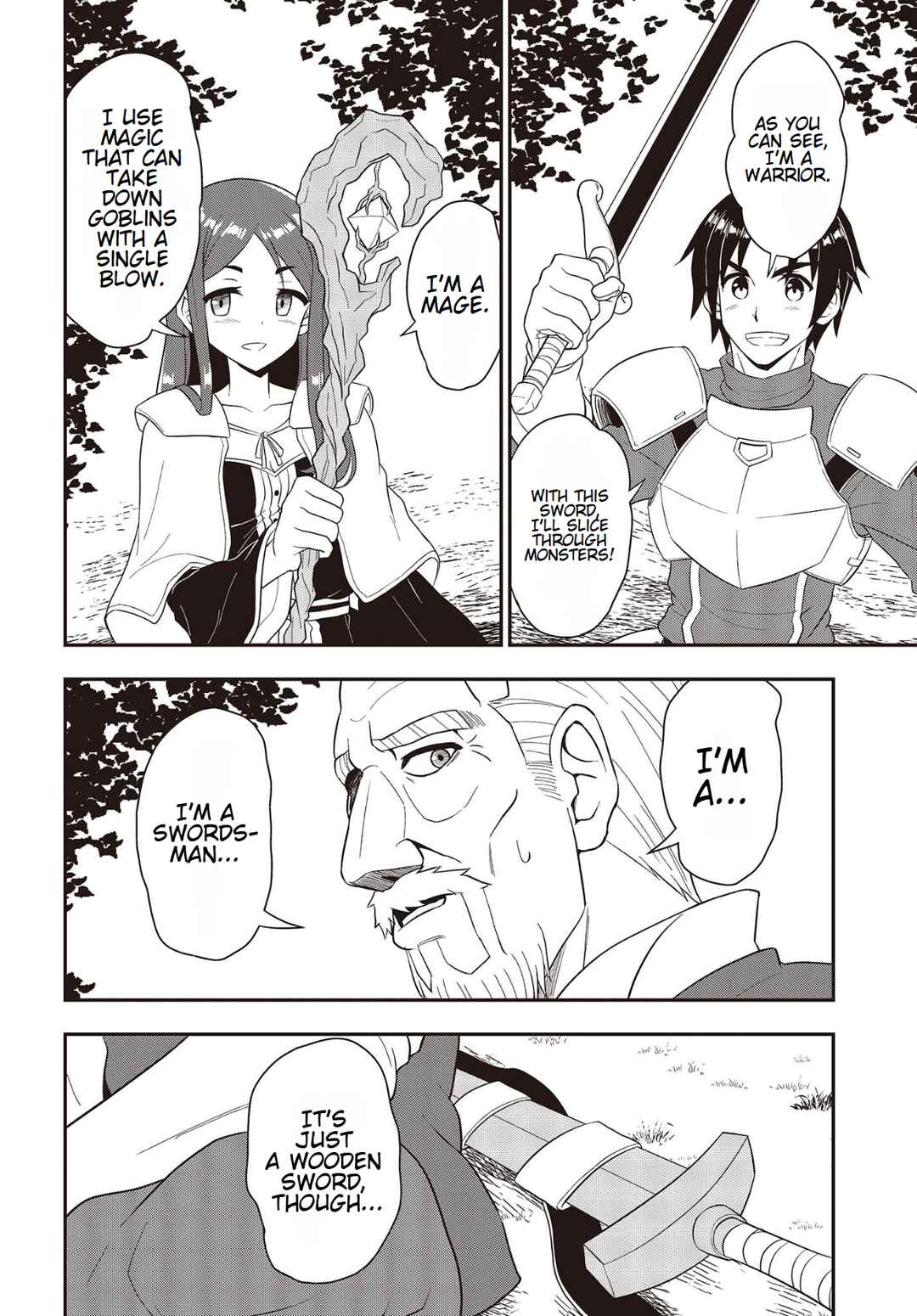 Page 19 Chapter 1 Washi Jijii, Yowai Rokujuu ni Shite Tenpu no Sai ni Kizuku