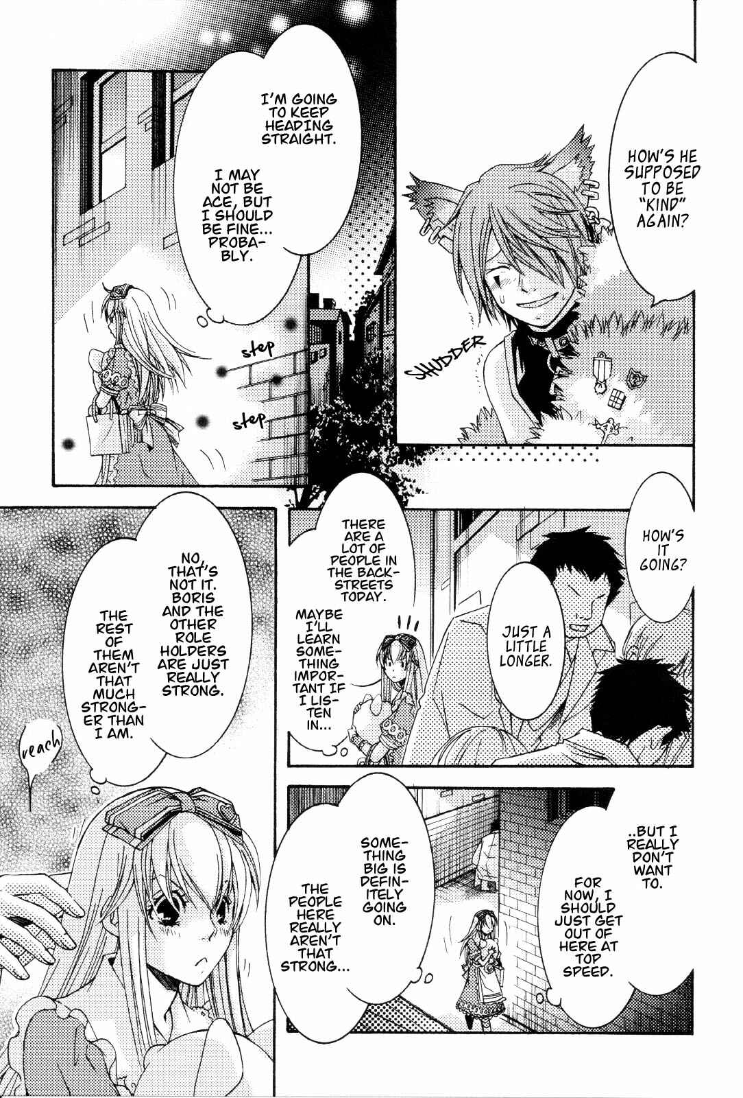 Page 30 Chapter 4 Clover no Kuni no Alice ~Kuroi Tokage to Nigai Aji~