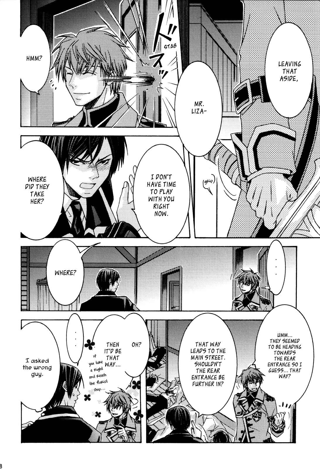 Page 30 Chapter 9 Clover no Kuni no Alice ~Kuroi Tokage to Nigai Aji~