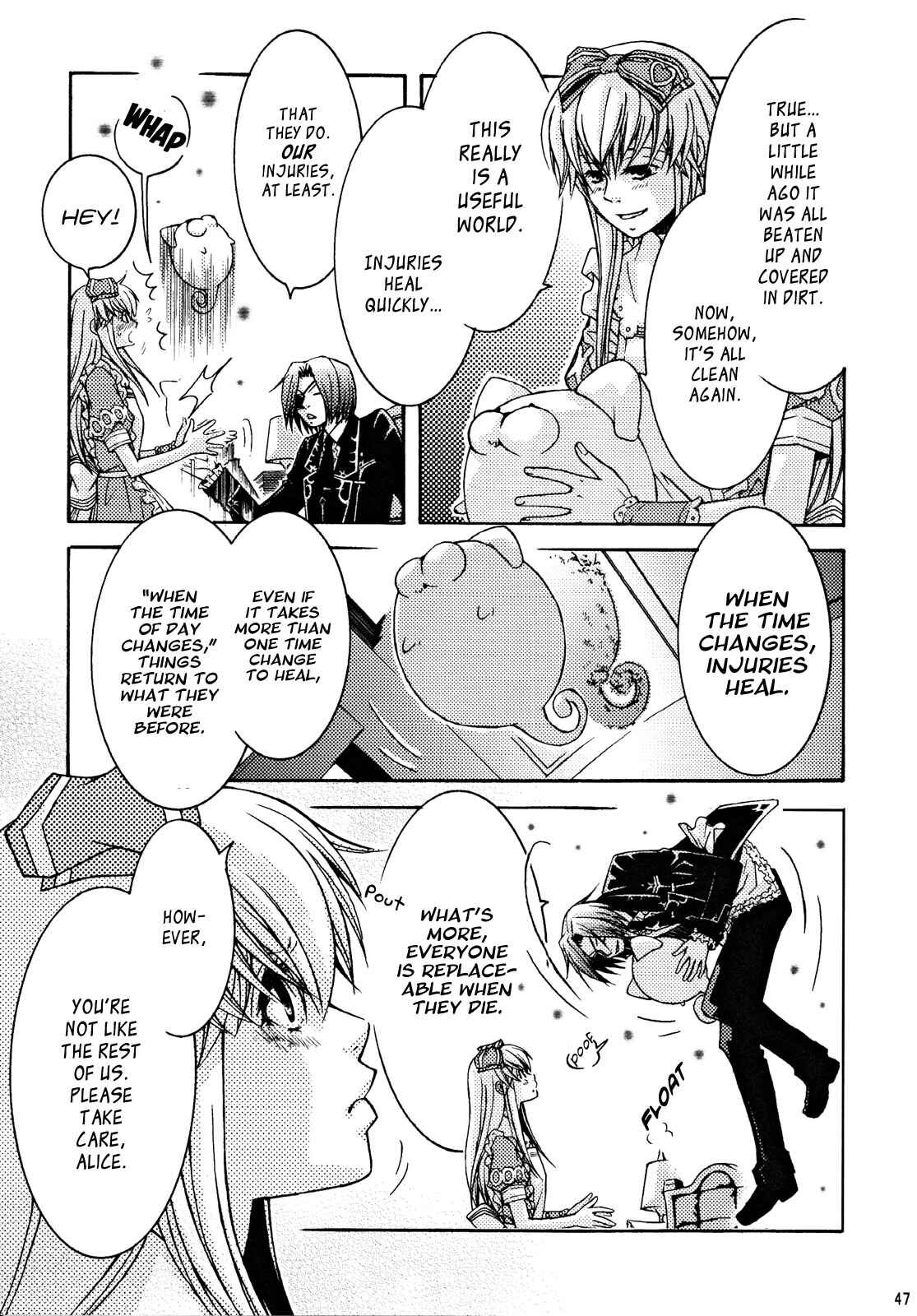 Page 4 Chapter 6 Clover no Kuni no Alice ~Kuroi Tokage to Nigai Aji~