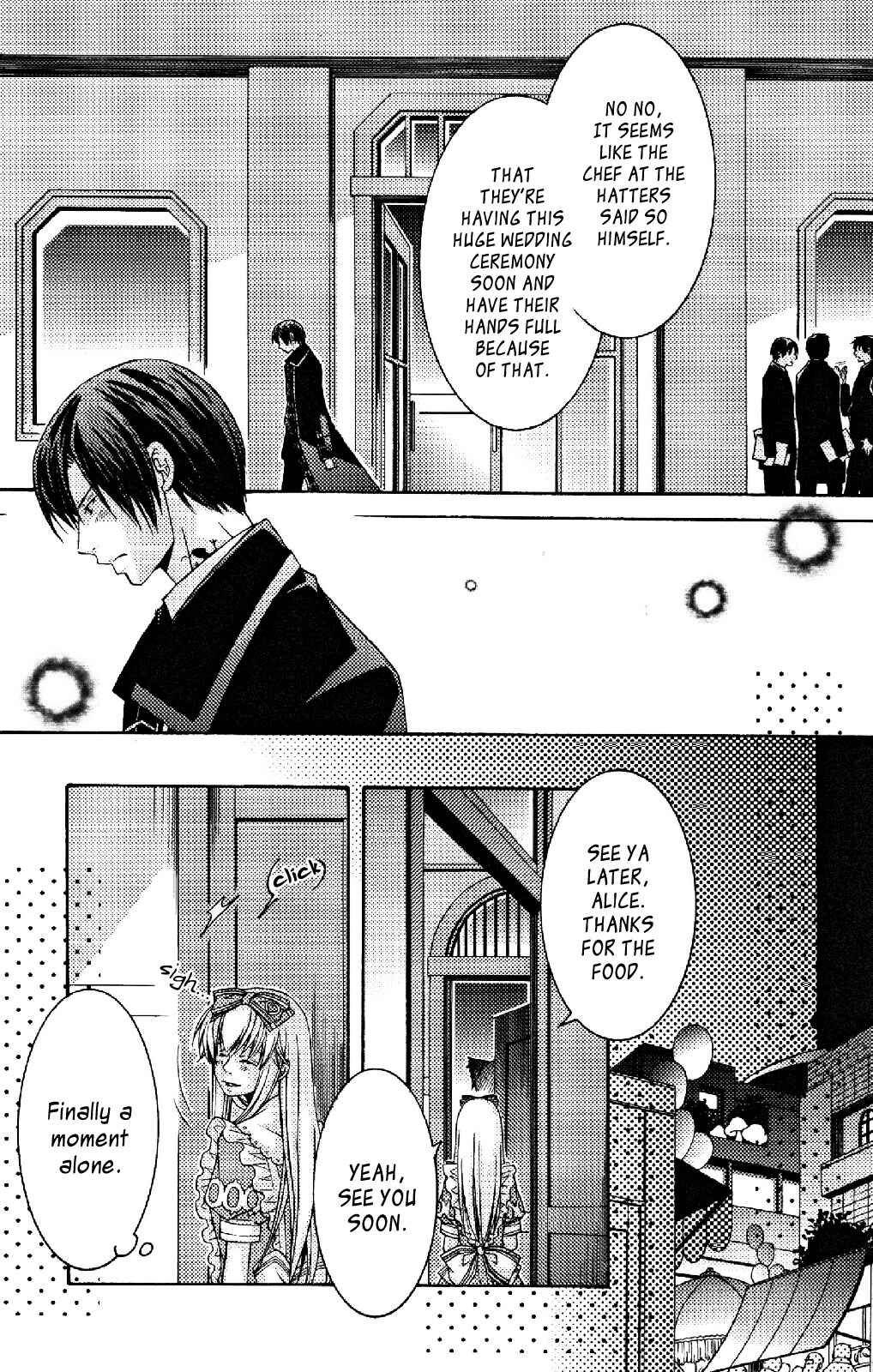 Page 34 Chapter 8 Clover no Kuni no Alice ~Kuroi Tokage to Nigai Aji~