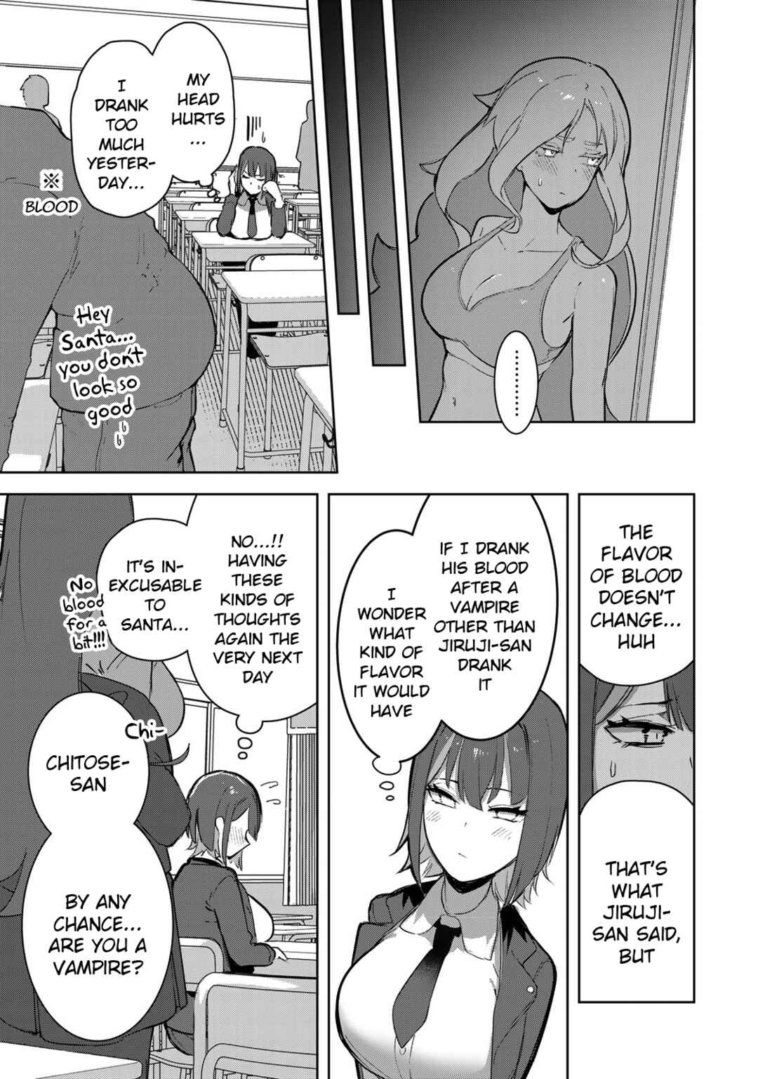 Page 17 Chapter 3 Kyuuketsuki-san wa Chitoraretai