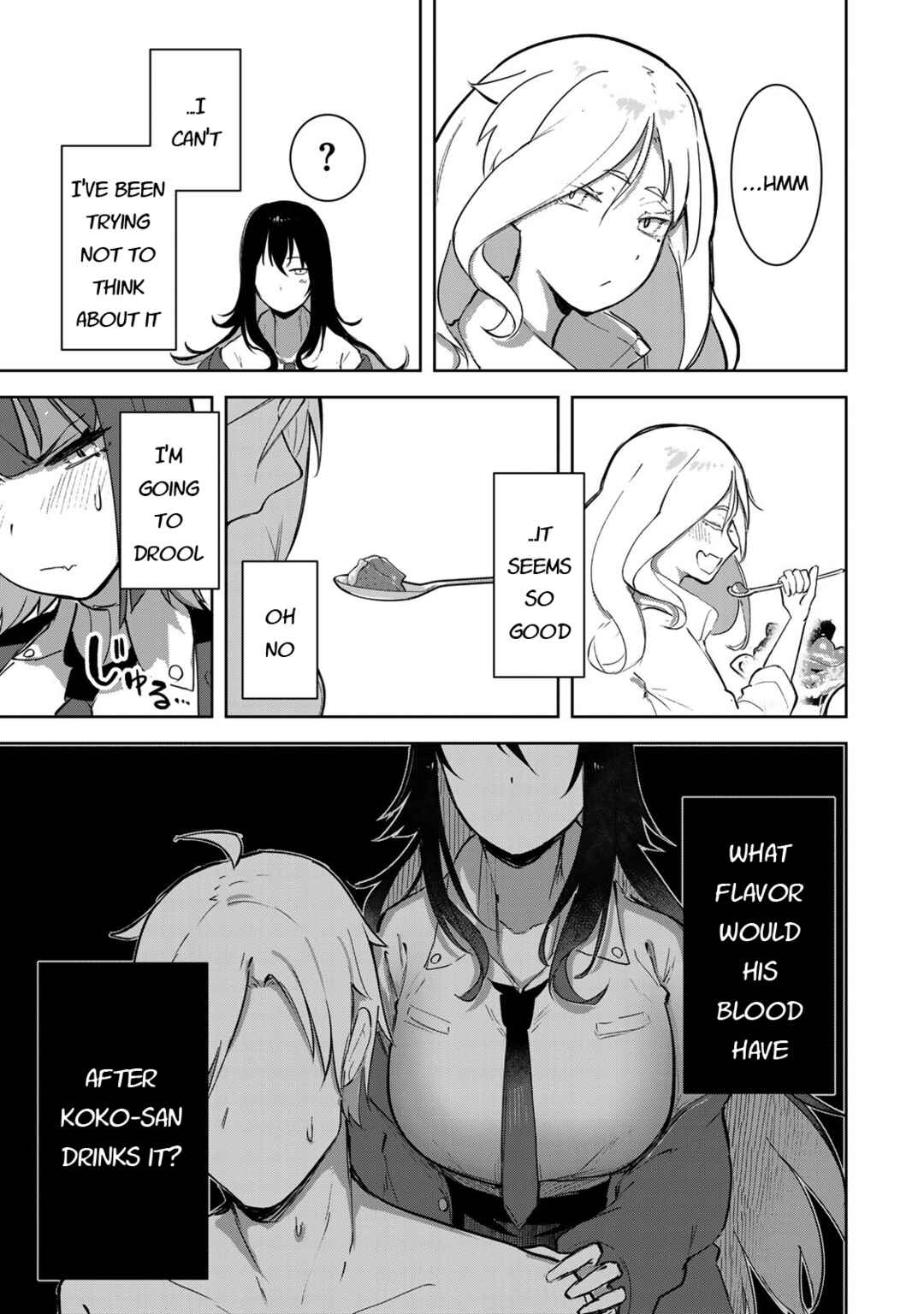 Page 13 Chapter 4 Kyuuketsuki-san wa Chitoraretai