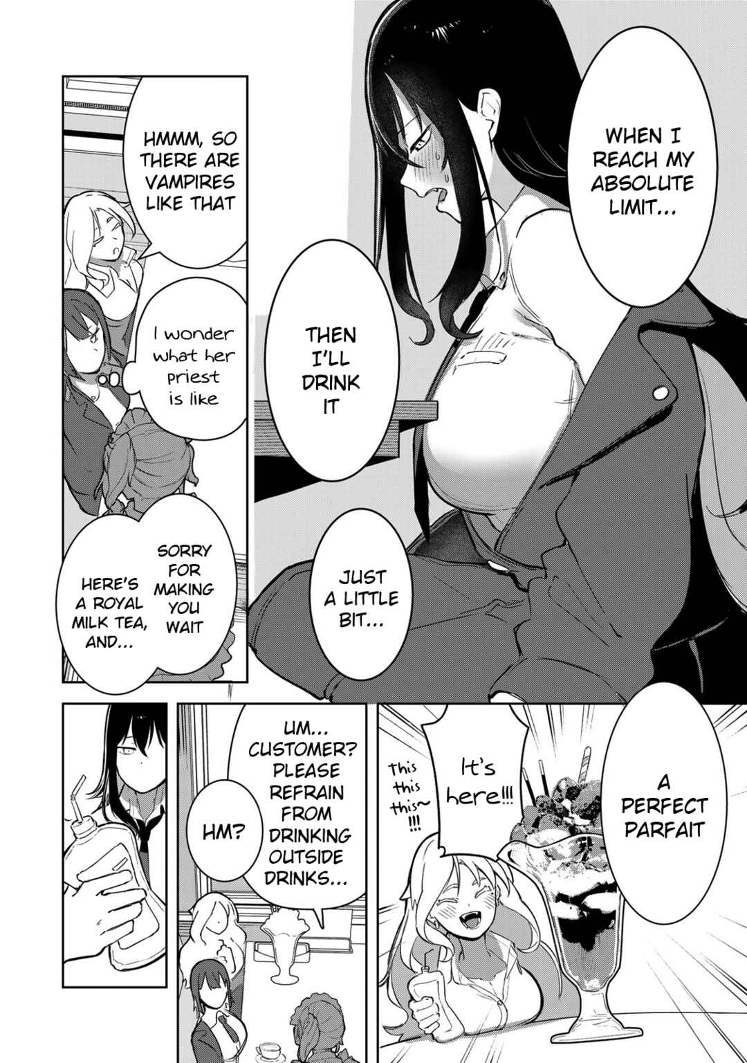 Page 8 Chapter 4 Kyuuketsuki-san wa Chitoraretai