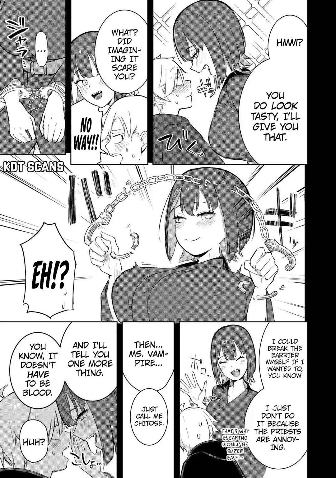 Page 14 Chapter 6 Kyuuketsuki-san wa Chitoraretai