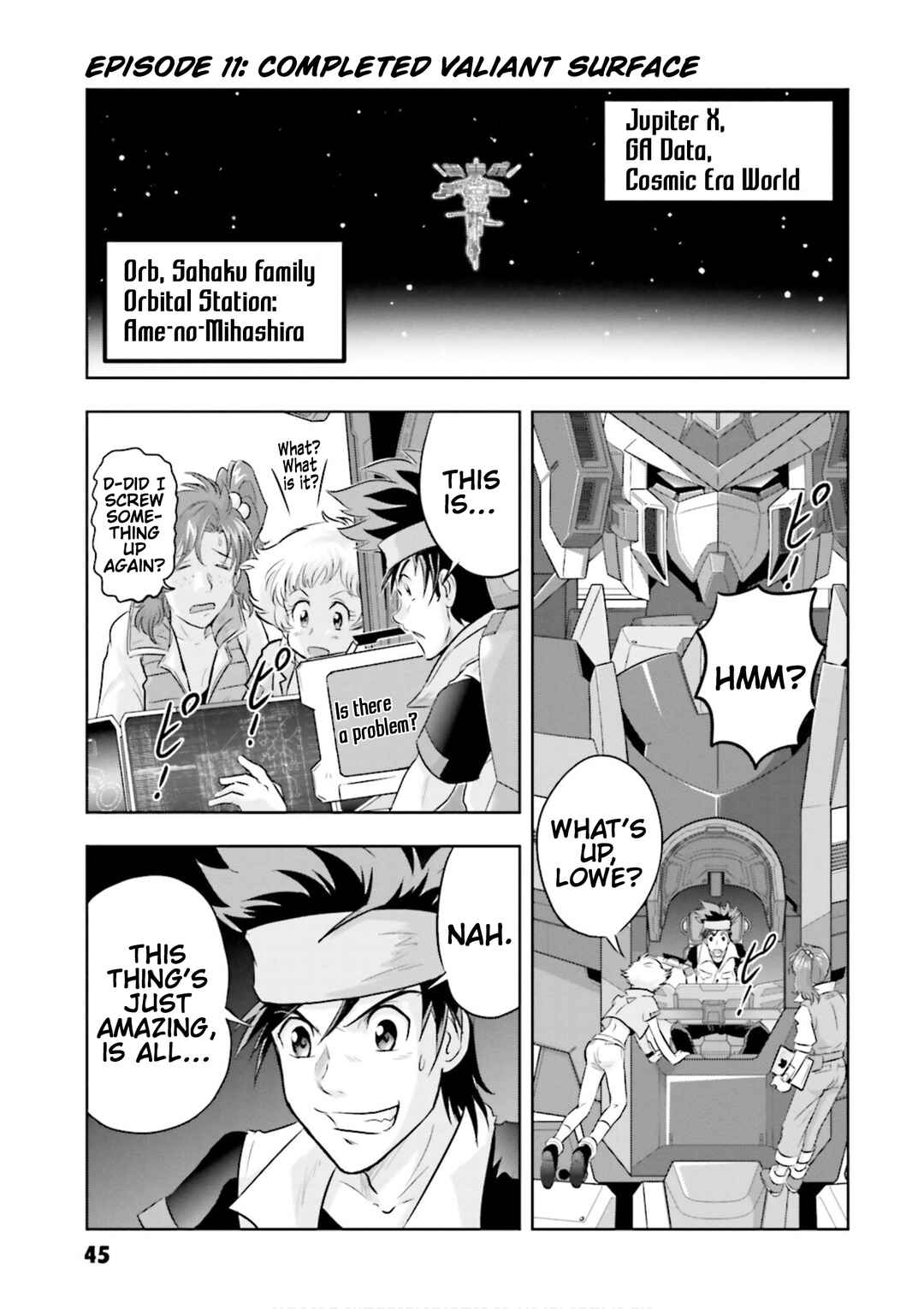 Page 1 Chapter 11 GUNDAM EXA VS