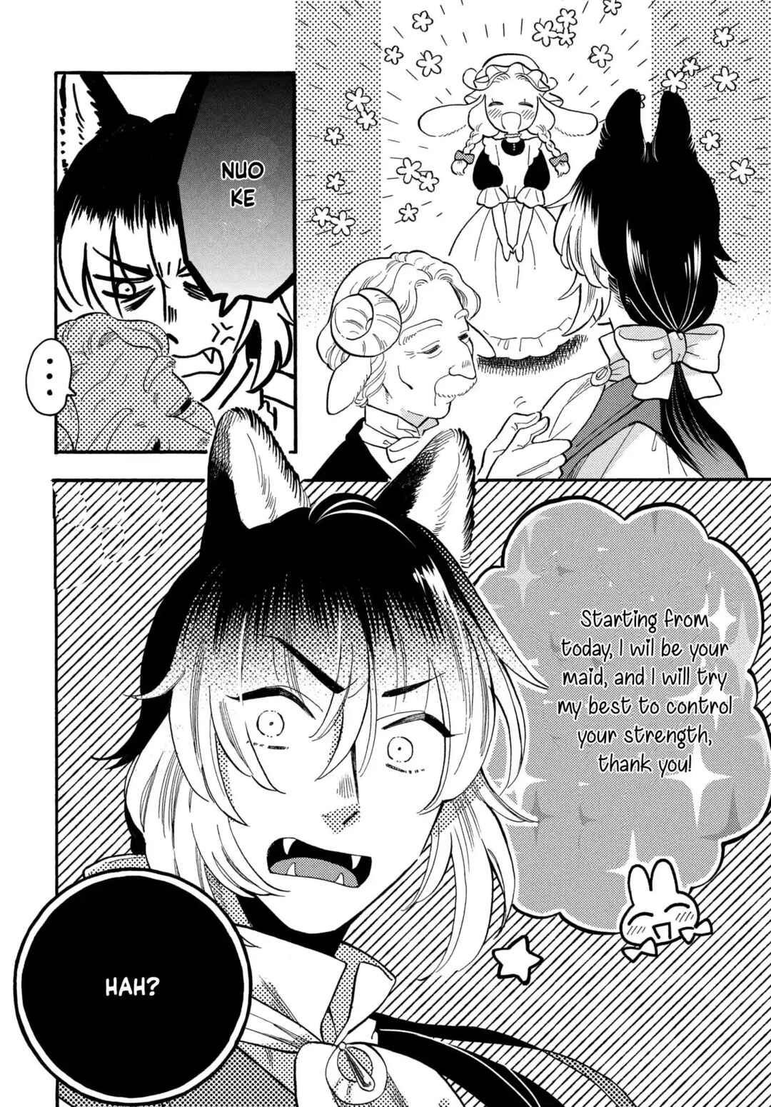 Page 19 Chapter 1 Ookami Shujin to Usagi Maid-chan
