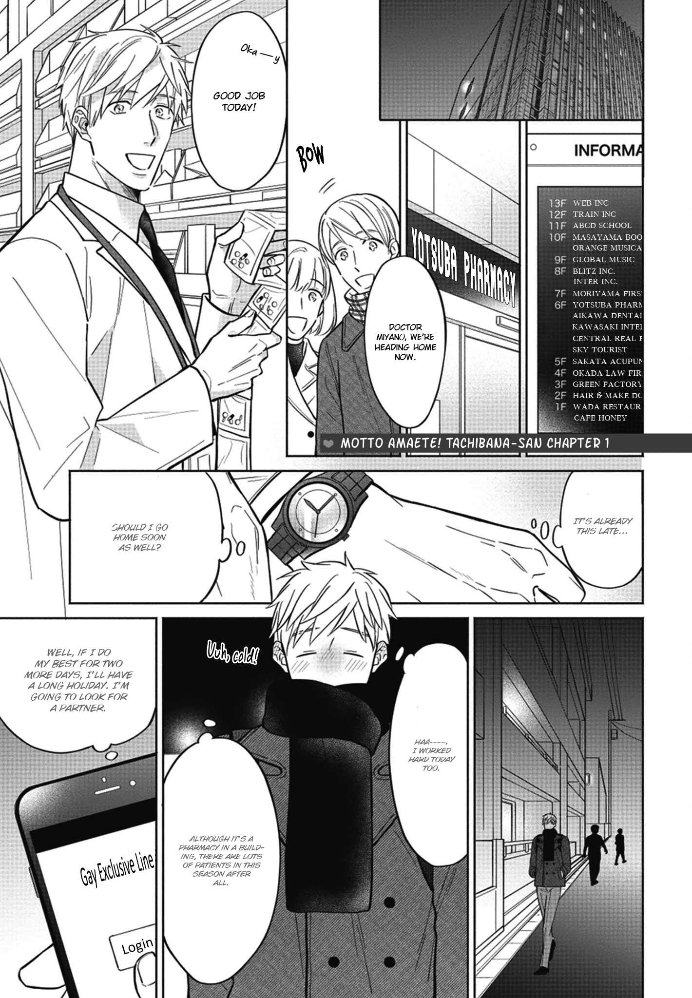 Page 8 Chapter 1 Motto Amaete! Tachibana-san