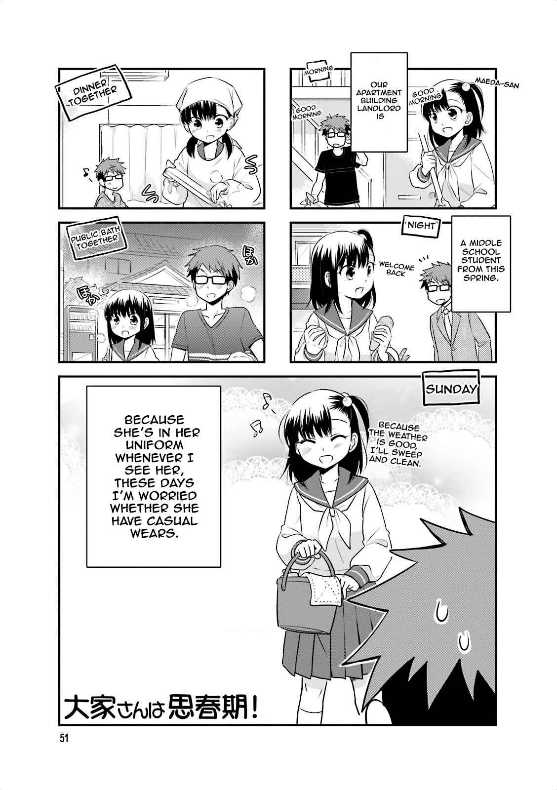 Page 1 Chapter 22 Ooya-san wa Shishunki!