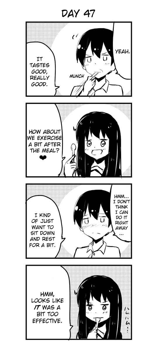 Page 1 Chapter 47 A Story About Wanting to Commit Suicide, but Its Scary so I Find a Yandere Girl to Kill Me, but After 100 days, I Somehow Got ○○