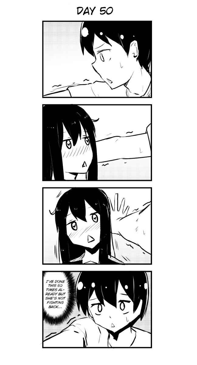 Page 1 Chapter 50 A Story About Wanting to Commit Suicide, but Its Scary so I Find a Yandere Girl to Kill Me, but After 100 days, I Somehow Got ○○