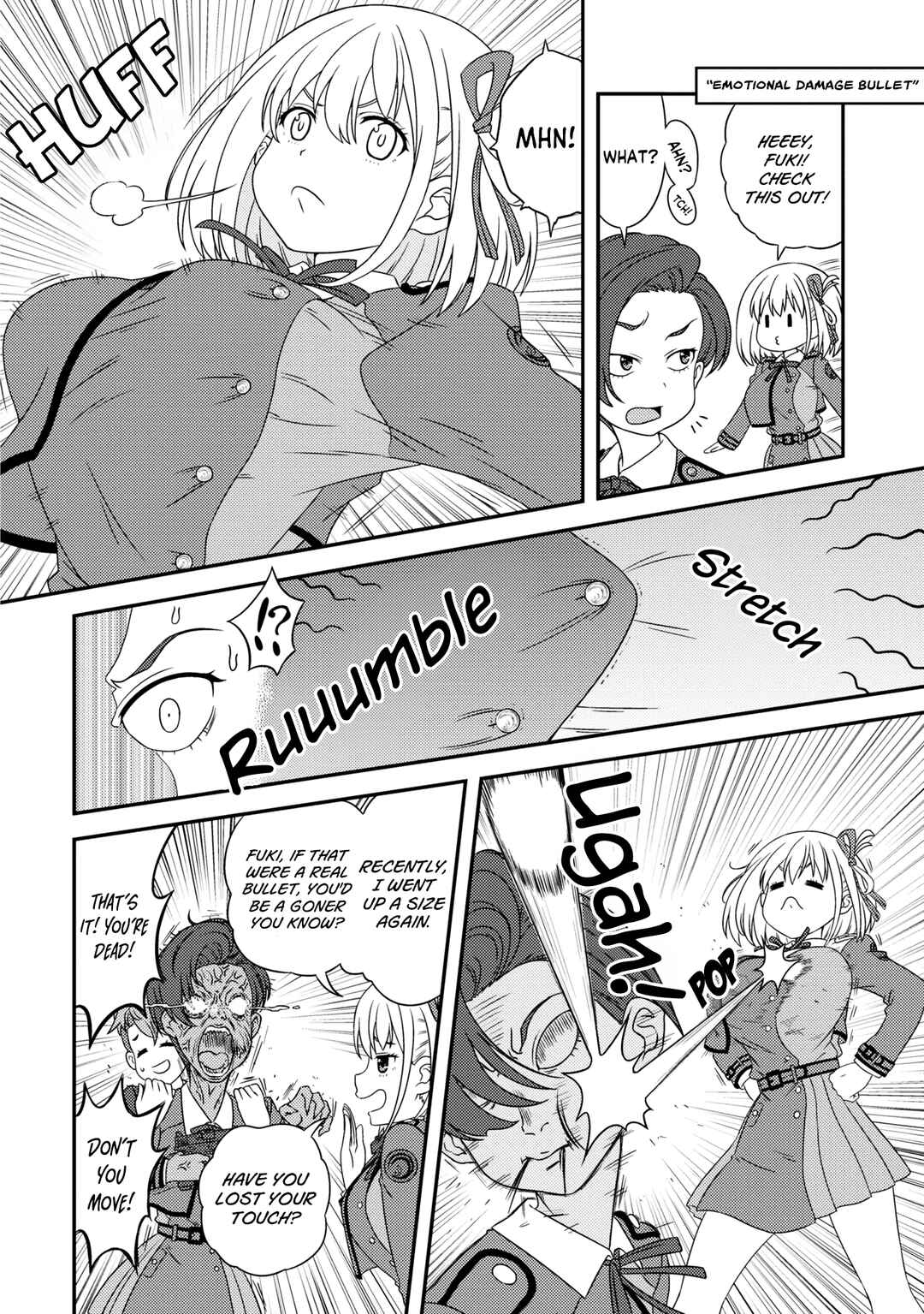 Page 3 Chapter 6 Lycoris Recoil Koushiki Comic Anthology: React