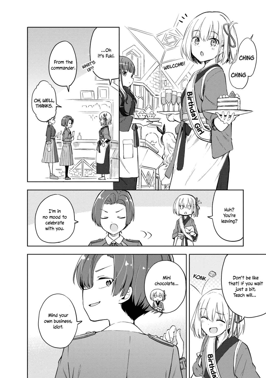 Page 12 Chapter 5 Lycoris Recoil Koushiki Comic Anthology: React