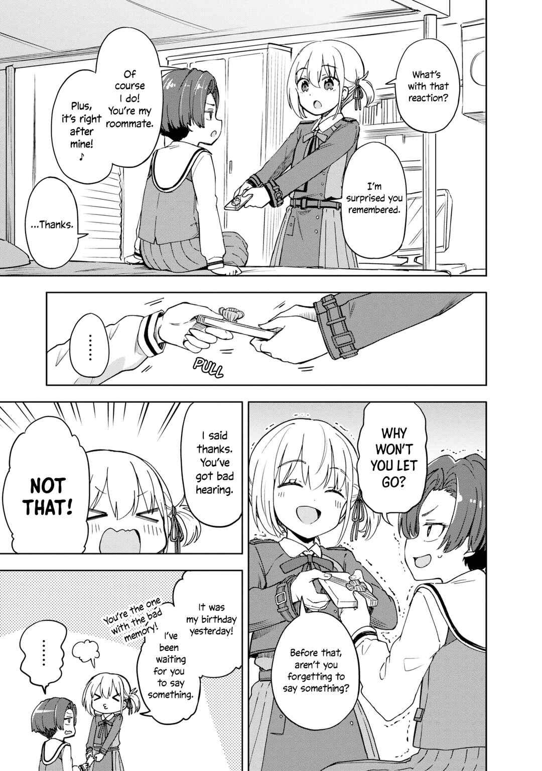 Page 5 Chapter 5 Lycoris Recoil Koushiki Comic Anthology: React