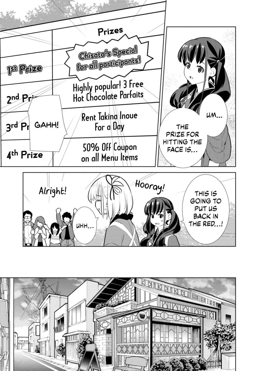 Page 23 Chapter 7 Lycoris Recoil Koushiki Comic Anthology: React