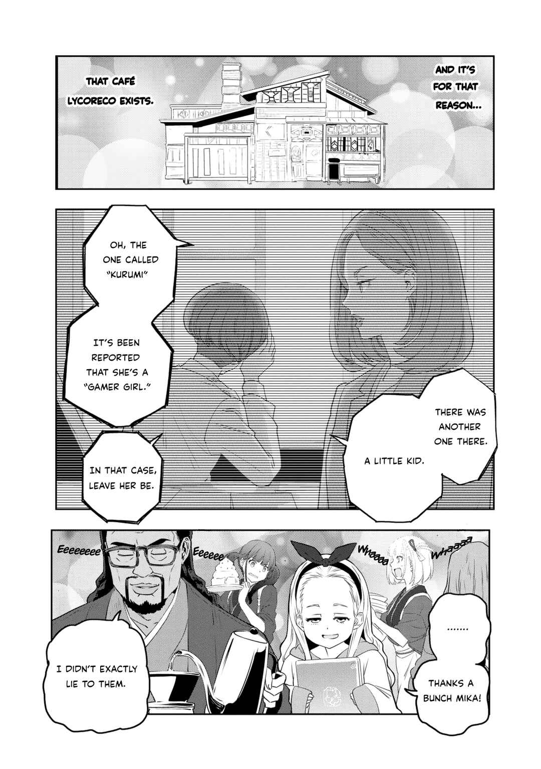Page 14 Chapter 1 Lycoris Recoil Koushiki Comic Anthology: React