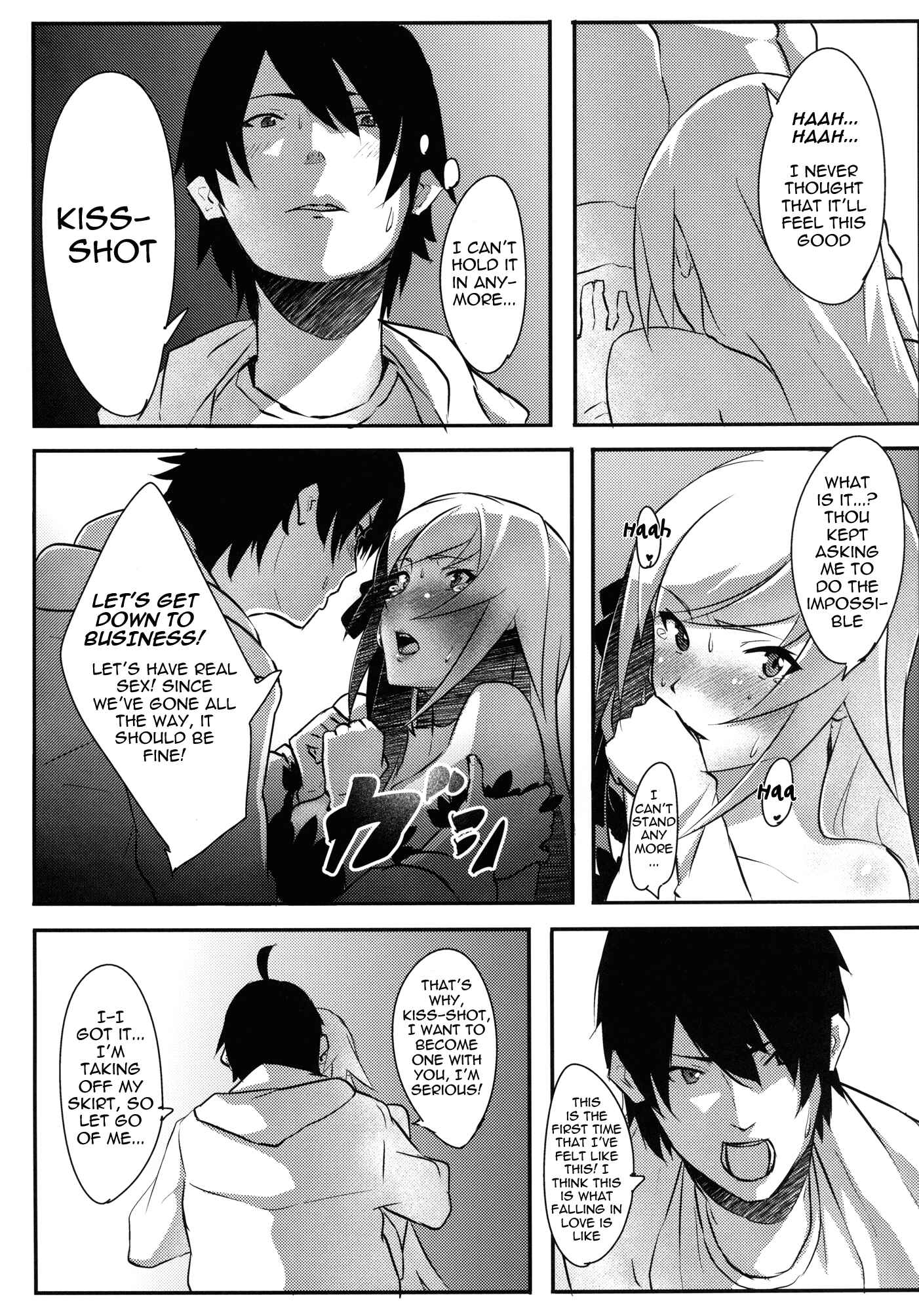 Page 10 Chapter Unknown_9845 Bakemonogatari - KISS x SHOT (Doujinshi)